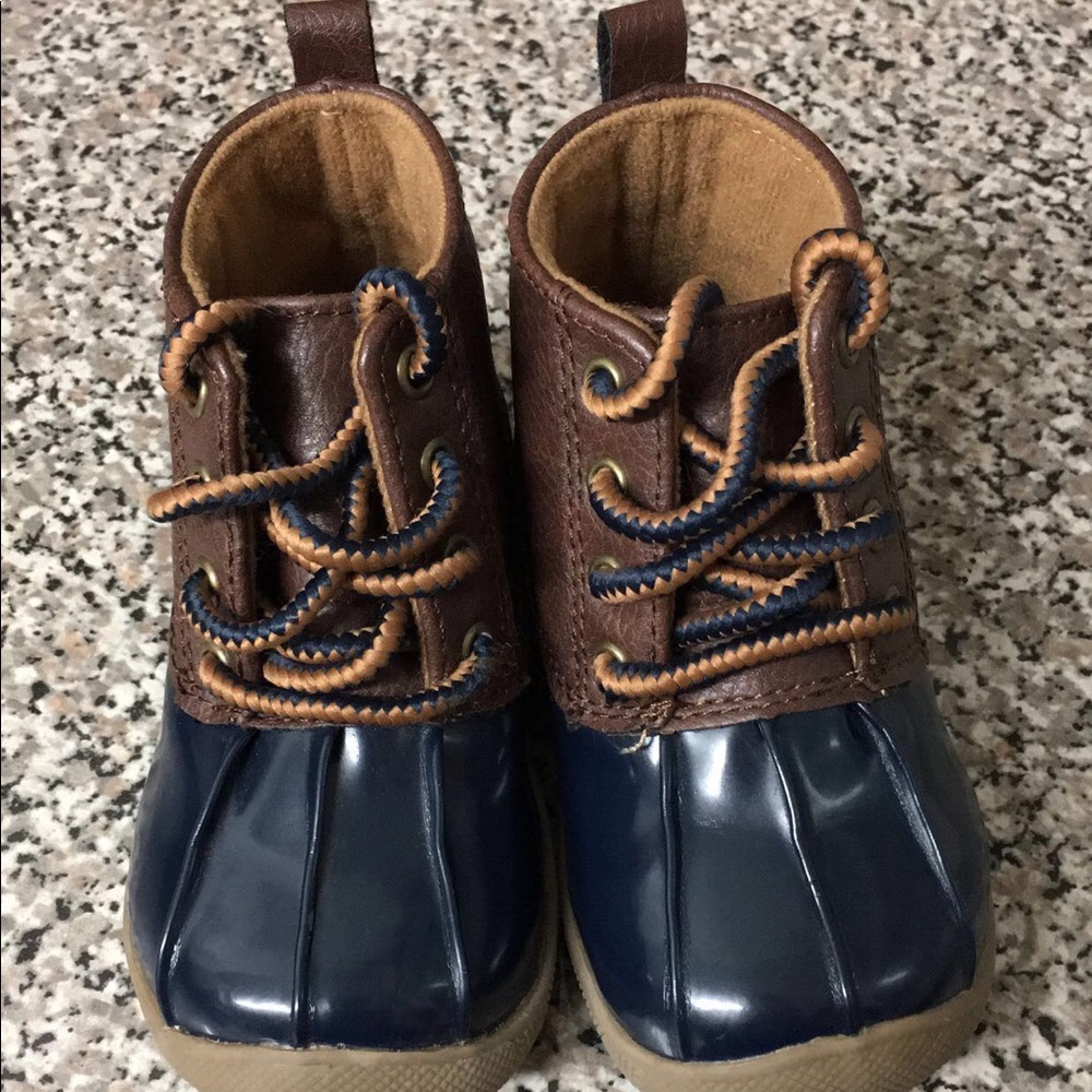 Baby boy duck boots